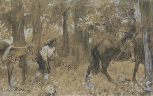 Don Quijote y Sancho Panza de José Jiménez Aranda